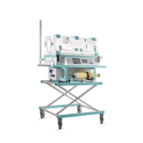 Neonatal transport incubator - TI-401 - TSE spol. s r.o. - on casters / height-adjustable / foot-operated