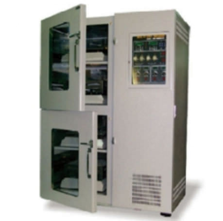 Floor-standing laboratory incubator - VS-39M series - Vision Scientific - compact / 2 doors / shaking