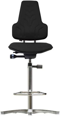 Office chair with high backrest - WS 8311 - Werksitz - height-adjustable