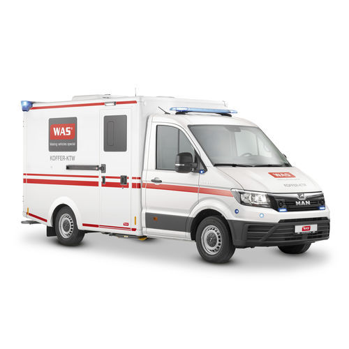 Rescue ambulance - WAS 500  - WAS - Wietmarscher Ambulanz- und Sonderfahrzeug - box / 4-stretcher / electro-hydraulic