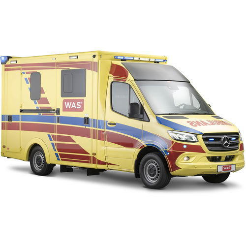Box body ambulance - WAS 500  - WAS - Wietmarscher Ambulanz- und Sonderfahrzeug - type C / 4x4 / diesel