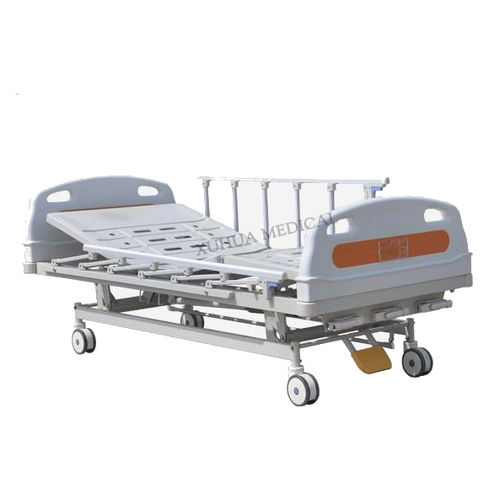 Hospital bed - HL-A134B TYPE II - HI-LIFE Technology (HEBEI ) Co., Ltd. - manual / height-adjustable / on casters