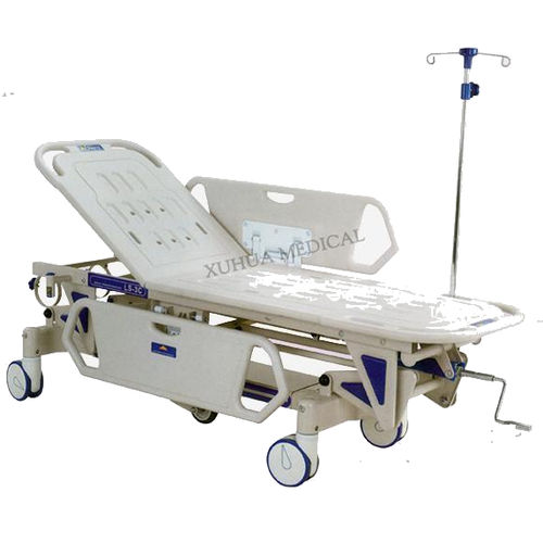Transport stretcher trolley - HL-A411B TYPE I - HI-LIFE Technology (HEBEI ) Co., Ltd. - manual / height-adjustable / with adjustable backrest