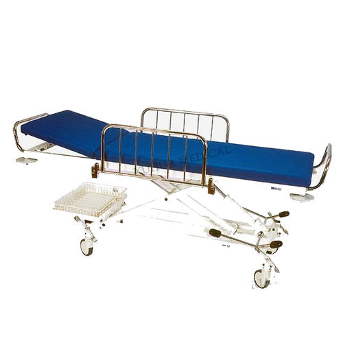 Recovery stretcher trolley - III - HI-LIFE Technology (HEBEI ) Co., Ltd. - manual / with adjustable backrest / 3-section