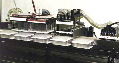Chain conveyor - TTCS-5  - Oyster Bay Pump Works - laboratory / modular / for test tubes