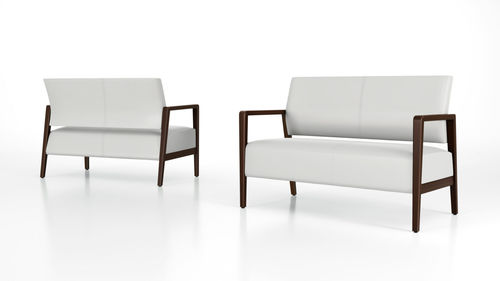Waiting room sofa - Valdina Love - Kwalu - 2-person