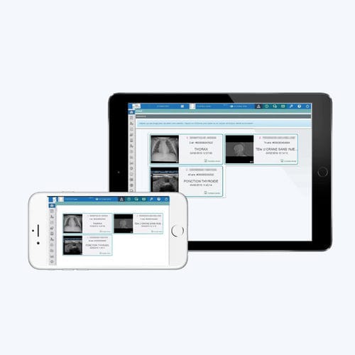 Sharing software - EVOLUCARE - visualization / interpretation / printing