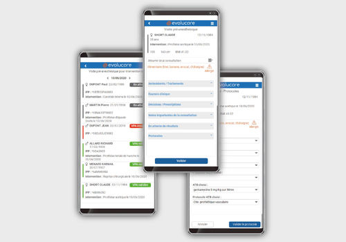 Control anesthesia information management system - EVOLUCARE - management / monitoring / traceability