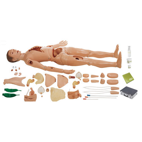 General care training manikin - CLA 1 - Coburger Lehrmittelanstalt - nursing care / tracheostomy / injection