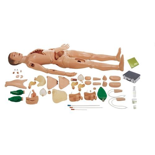 General care training manikin - CLA 2 - Coburger Lehrmittelanstalt - nursing care / tracheostomy / injection