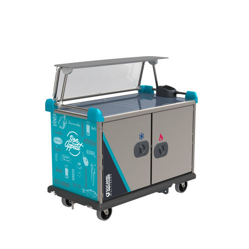 Medical trolley - MULTISERV - Socamel Technologies - for general purposes / transport / service
