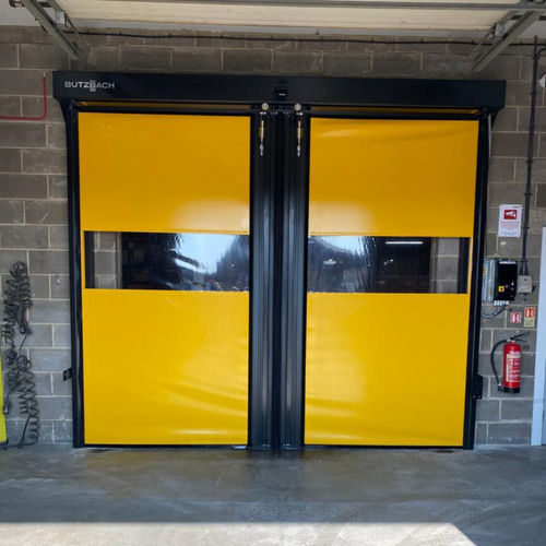 Door for the pharmaceutical industry - Novosprint Duo - Dortek - sliding / high-speed