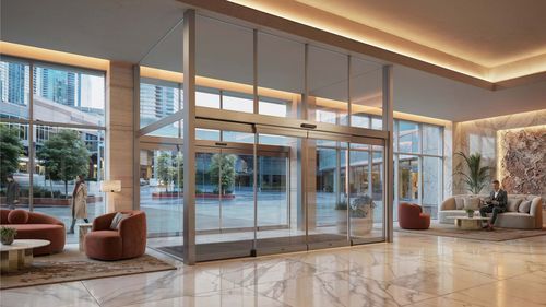 Security door - SL500 CGL - ASSA ABLOY Entrance Systems Italy Srl - service / for healthcare facilities / sliding