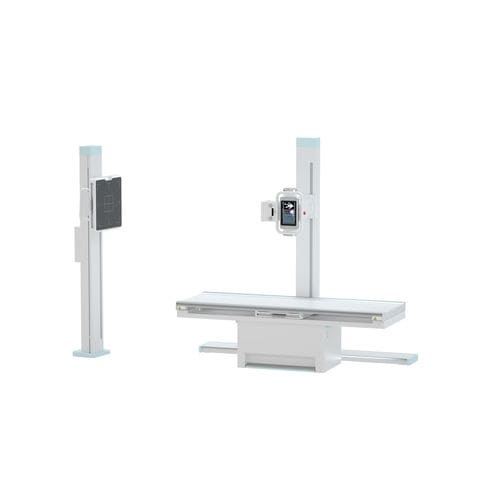 Digital X-ray system - Angell Technology - for multipurpose radiography / with floor-standing bucky