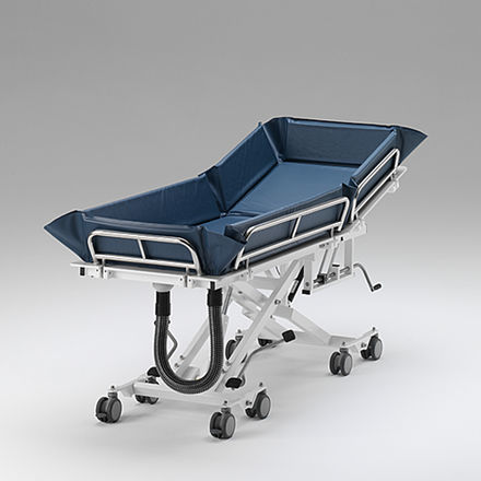 Height-adjustable shower trolley - UDW 2500 VRW - RCN Medizin - bariatric