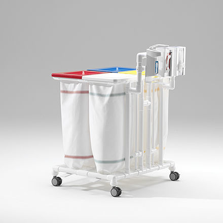 Dirty linen trolley - SLH 024 B FP ESP 2HSP ATS - RCN Medizin - hospital / transport / 4-bag