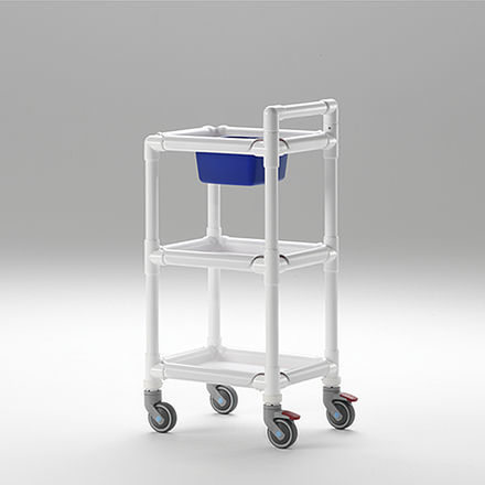 Medical trolley - MPC 153 WS - RCN Medizin - for general purposes / multi-function / with shelf