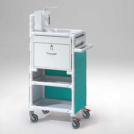 Medical cart - MC 350 ESP HSP - RCN Medizin - for general purposes / nursing / 1-drawer
