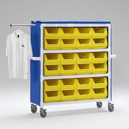 Clean linen trolley - WT 424 KS - RCN Medizin - medical / transport / storage