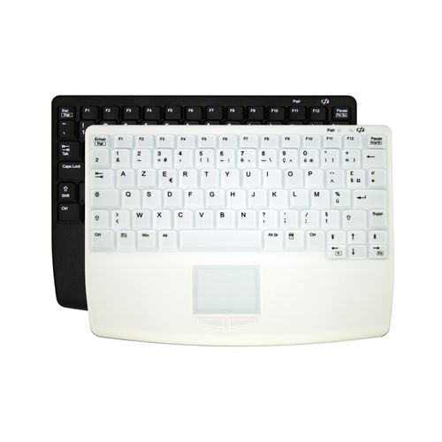 Medical keyboard with touchpad - AK-4450 - Active Key GmbH - washable / disinfectable / wireless