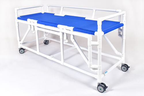 Patient transfer stretcher trolley - Cablas - MRI / manual / 1-section