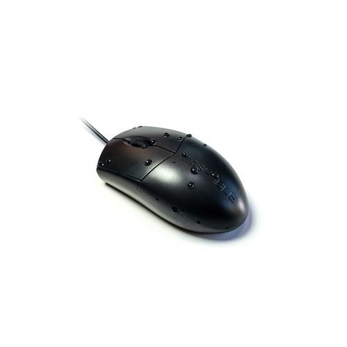 Optical medical mouse - OMWKABS04-BK - WETKEYS - scroll wheel / plastic / washable