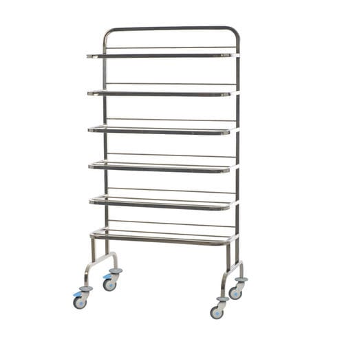 Hospital trolley - MTA 5000 - MIXTA - sterilization / for operating rooms / shoe rack