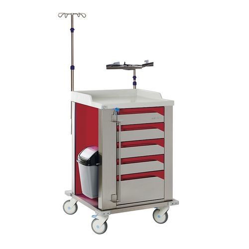 Emergency trolley - MCCA 6440 - MIXTA - sterilization / medical / hospital