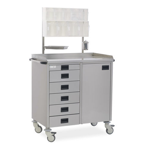 Sterilization trolley - MAPA 7520 - MIXTA - for medicine / medicine distribution / stainless steel