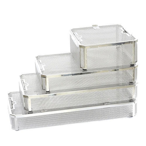 Instrument sterilization basket - MYSK 504 series - MIXTA - stainless steel