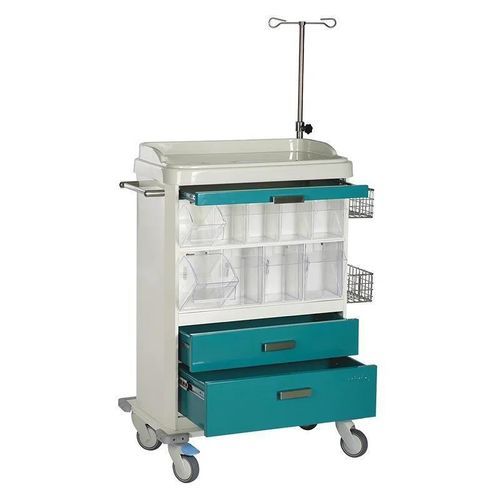 Sterilization trolley - MPA 7510 - MIXTA - hospital / medicine distribution / storage