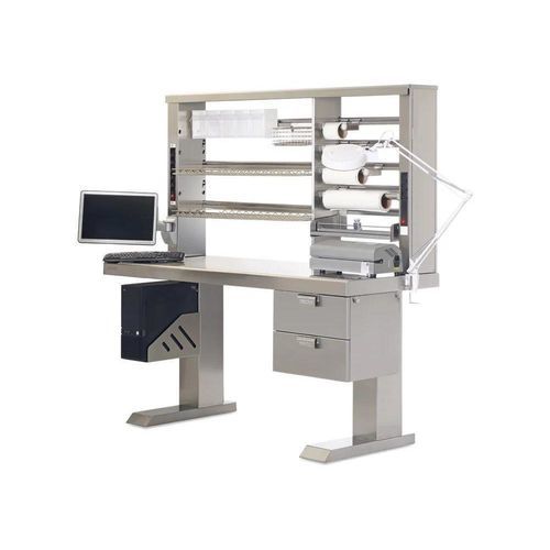 Sterilization service workstation - MCI 3655 - MIXTA - packing / with drawers / with shelves