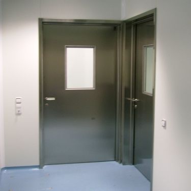 Fire-rated door - TTP EI-60 - Tané Hermetic - hospital / for healthcare facilities / laboratory