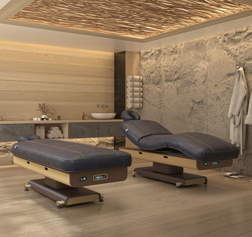 Electric massage table - ThermoSoft-V - Lemi MD - with headrest / with tilting backrest / with legrests