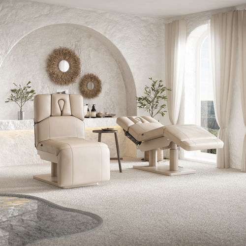 Electric spa table - Verona Evo - Lemi MD - with tilting backrest / with headrest / with armrests