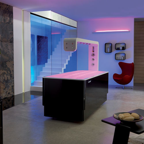Hydromassage table with water jet - Aemotio Spa - Lemi MD - with Vichy shower / with chromotherapy lamps