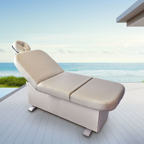 Beauty care examination table - Bellaria - Lemi MD - electric / reclining / with adjustable backrest