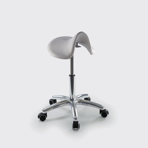 Medical stool - 052 - Lemi MD - for healthcare facilities / pneumatic / height-adjustable