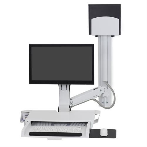 Medical computer workstation - StyleView® Combo - Ergotron - height-adjustable