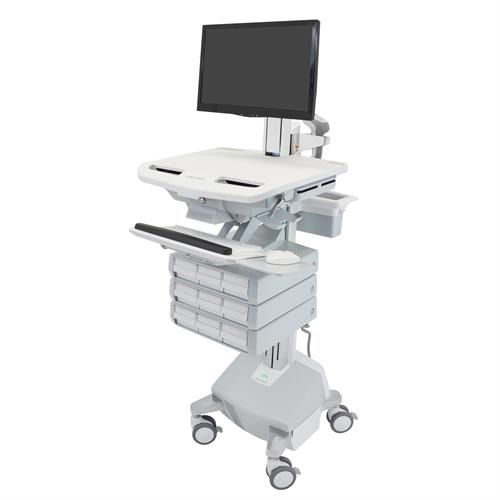 Computer cart with drawer - SV44-1392-1 - Ergotron - battery-powered