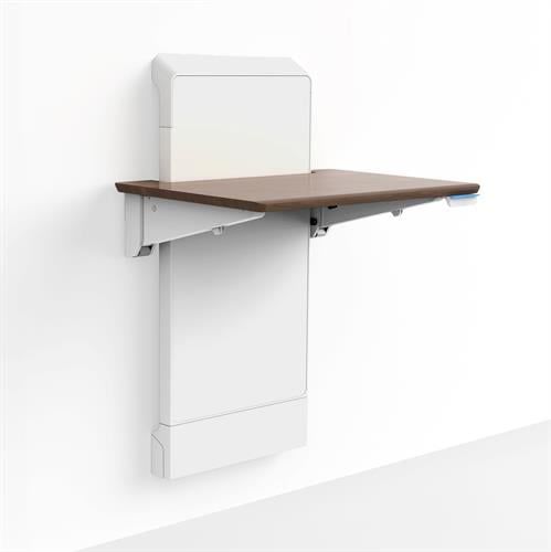 Rectangular desk - WorkFit® - Ergotron - wall-mounted