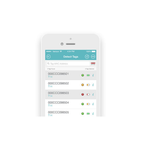 IOS management application - AeroScout - Securitas Healthcare - medical / iOS / for smartphones