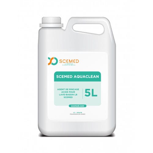Bedpan disinfectant - AquaClean - SCEMED - liquid / 5000 mL