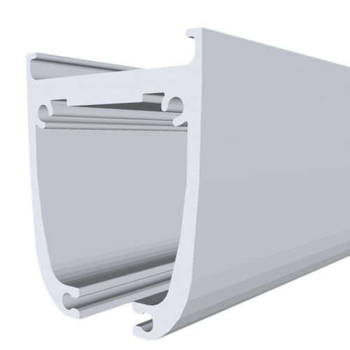 Patient lift rail - SCEMED - ceiling-mounted