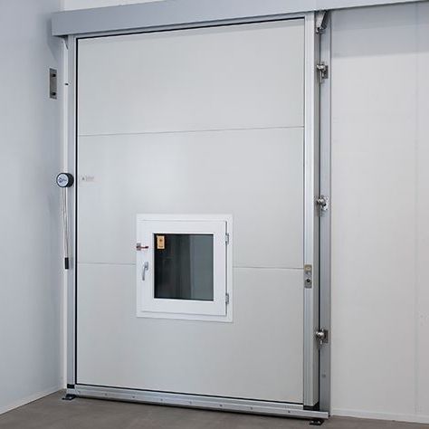 Sliding door - CA - Metaflex Doors Europe - PVC-coated / stainless steel / aluminum