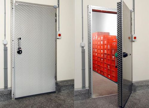 Laboratory coldroom door - VDM - Metaflex Doors Europe - swing / antibacterial