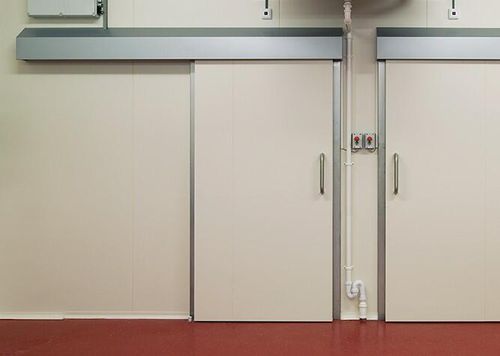 Hospital door - Foodcare Chiller - Metaflex Doors Europe - sliding / automatic