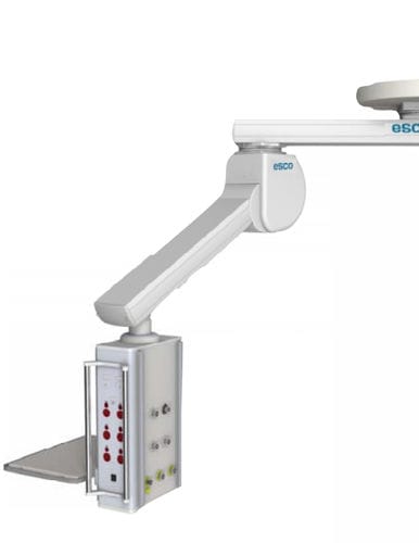 Ceiling-mounted medical pendant - 700 CSRFHD - ESCO Medicon - intensive care / articulated / height-adjustable
