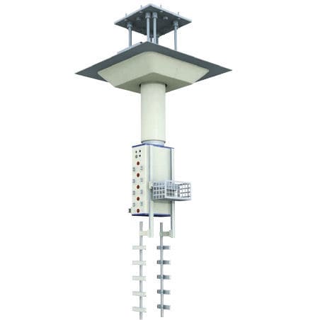 Ceiling-mounted medical pendant - 700-CT - ESCO Medicon - intensive care / height-adjustable