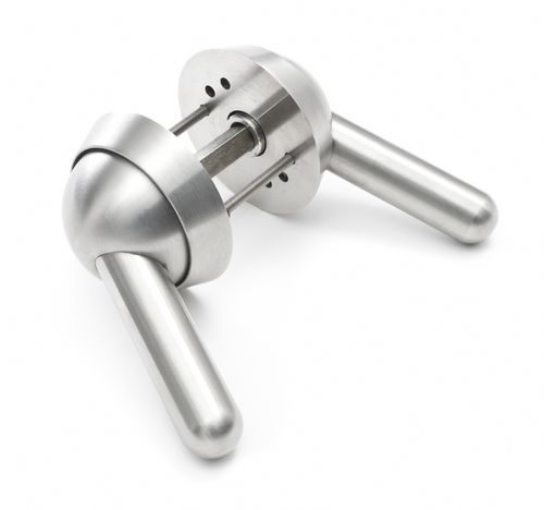 Hospital door handle - KG90 - Kingsway Group - stainless steel